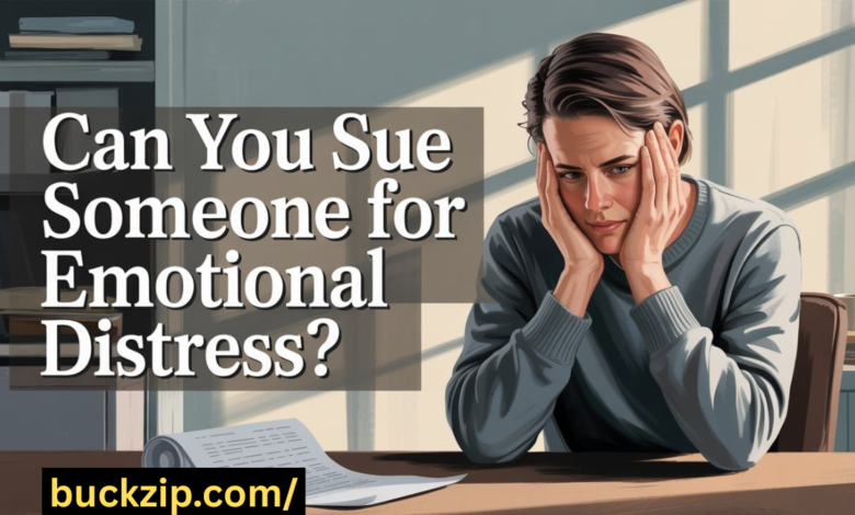 Emotional damage sue